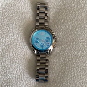 Michael Kors stainless steel blue dial watch